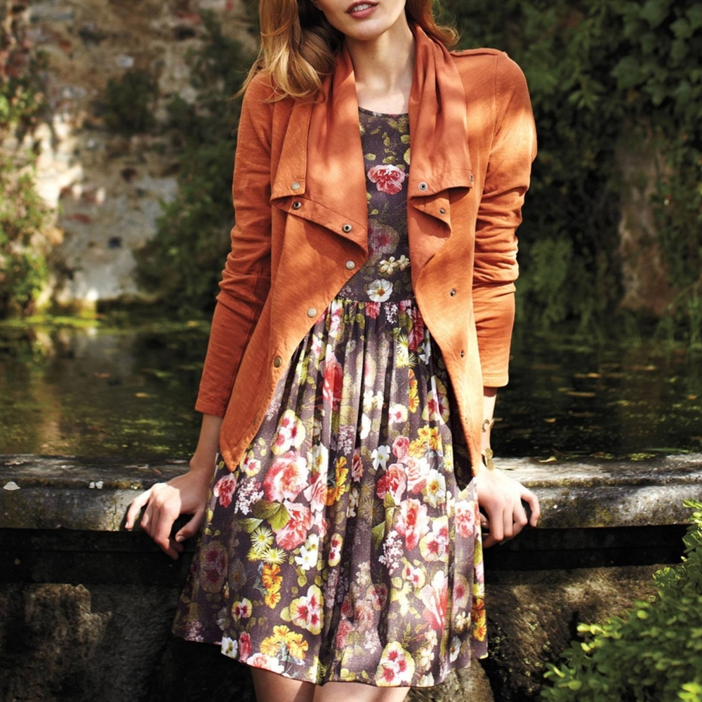 Anthropologie SAM&LAVI floral swing dress 12